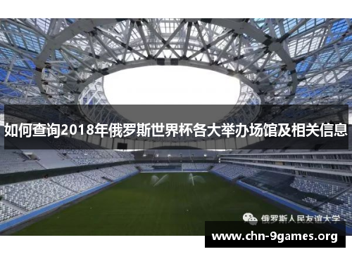 如何查询2018年俄罗斯世界杯各大举办场馆及相关信息